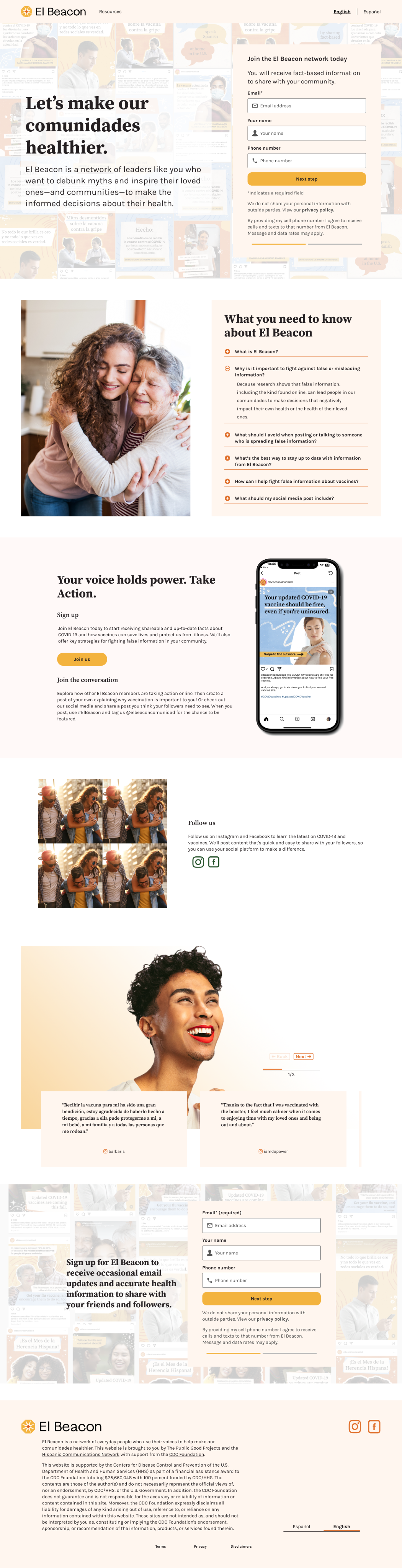 El Beacon Homepage