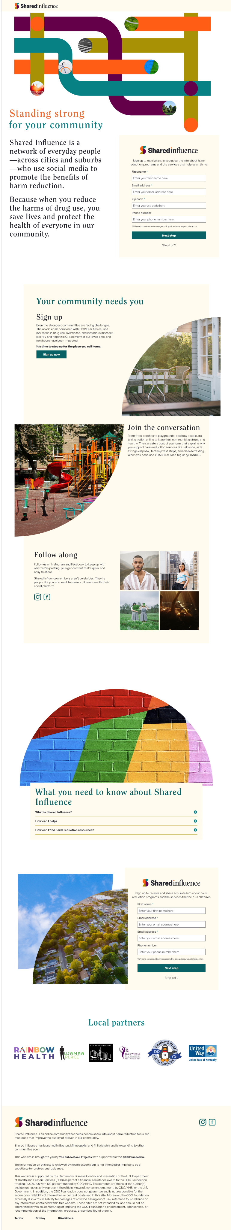 Shared Influence Homepage