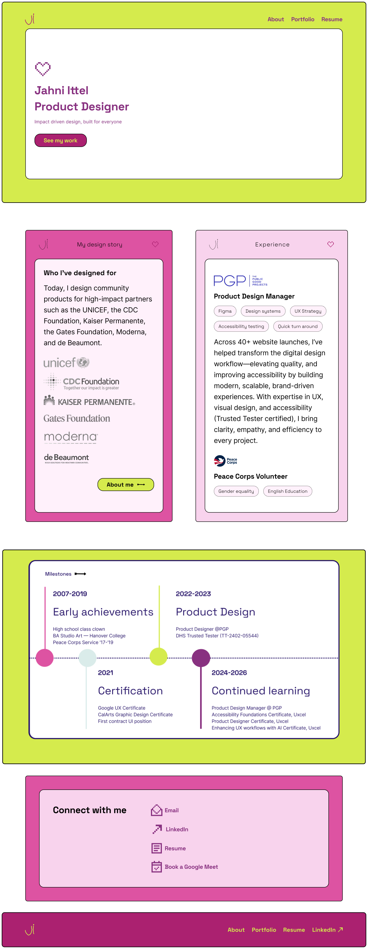 My website homepage